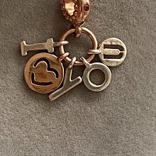 潘多拉Pandora你和我愛心鋯石吊墜791244CZ保證正品，95新，細節刻字已拍，隨便 歷史價格詳細信息