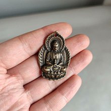 早年淘的老銅純銅佛像如來佛祖神像吊墜掛件 價格比較,價格查詢,歷史價格詳細信息