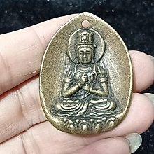 黃銅普陀山南海觀音像蓮花站像家用室內大號銅觀世音菩薩佛像神像 歷史價格詳細信息