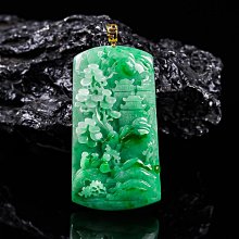 天然翡翠A貨，k金扣鑲嵌冰種佛公項鍊吊墜掛件玉墜鎖骨墜室外陽臺自然光，原相機實拍，無美顏！ 歷史價格詳細信息