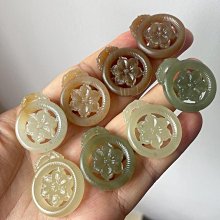 和田玉 玉石 收藏 -九尾狐牌吊墜尺寸約：mm 清透體微棉 天然水 歷史價格詳細信息