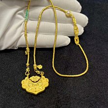 錦鯉鎖包吊墜繩子黃金長命鎖高端飾品雙耳掛如意佛牌項鏈編繩手工-沐陽家居 歷史價格詳細信息