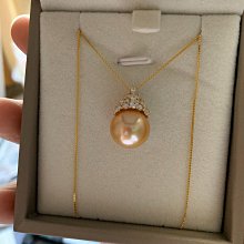 天然極強光金珠吊墜萬能扣款 點位12-13mm 正圓極光極微 歷史價格詳細信息