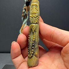 河磨玉掛件析木玉籽料析木綠手工掛件吊墜g 歷史價格詳細信息