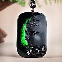 天然墨翠A貨翡翠墨玉鐘馗冰種玉石吊墜掛件 天師鐘馗墨翠吊墜 尺寸60.8*38*9 精雕細 歷史價格詳細信息