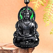 天然墨翠A貨翡翠墨玉鐘馗冰種玉石吊墜掛件 天師鐘馗墨翠吊墜 尺寸60.8*38*9 精雕細 歷史價格詳細信息