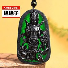 天然墨翠A貨翡翠墨玉鐘馗冰種玉石吊墜掛件 天師鐘馗墨翠吊墜 尺寸60.8*38*9 精雕細 歷史價格詳細信息