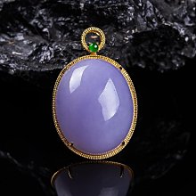 緬甸天然A貨翡翠紫羅蘭18k金龍頭潘朵拉當吊墜串手鏈手珠多用款 歷史價格詳細信息