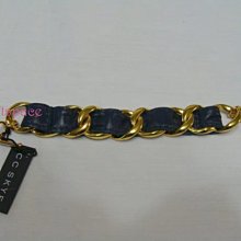 超人氣流行款Nicole Richie最愛 CC SKYE 龐克 18k金手鍊 雙圈 賠本出清 歷史價格詳細信息