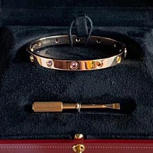 【Luxury Room極盡奢華】保證專櫃真品Hermes愛馬仕 超美鑽石凱莉手環 半鑽滿鑽Kelly手鐲PT750玫瑰金SH號ST號配貨骨折價～購證齊全 全新 歷史價格詳細信息