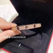 KK二手真品 Cartier 卡地亞 寬版滿天星經典款手鐲 18K玫瑰金鑲鑽手環 N6036917 價格比較,價格查詢,歷史價格詳細信息