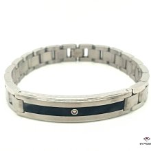 【My Promise 鑽誓山盟】天空藍半寶-黑髮晶手鍊 母親節 歷史價格詳細信息