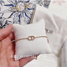 『二手』DIOR CLAIR D LUNE 手鏈 B0668C 金色金屬仿水晶手鏈 女款手環 迪奧超美手鏈 歷史價格詳細信息