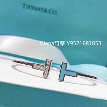 二手正品 Tiffany&Co. 蒂芙尼 18k白金鑲鉆+綠松石T系列線圈手鐲 現貨 歷史價格詳細信息