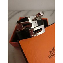 Hermès Kelly double tour bracelet 米杏色銀釦皮革手環 歷史價格詳細信息