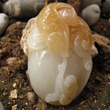 和田玉紅糖白玉，金包玉，和田老料巧雕 歷史價格詳細信息