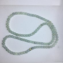 『108』天然緬甸翡翠冰藍紫手串項鏈 和田玉 玉石 文玩 -5779 歷史價格詳細信息