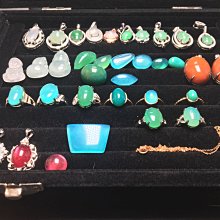 天然台灣藍寶／藍玉髓玻璃質愛心925銀戒2.15克拉 歷史價格詳細信息