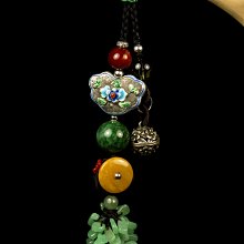 【旭笙風】天然A貨老坑翠綠翡翠手工編結吊飾 ~ 超值優惠中 歷史價格詳細信息