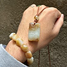 天然和田玉/和闐玉-糖玉 淺糖並蒂蓮設計單圈手串f 歷史價格詳細信息