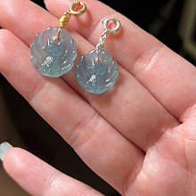 高冰天空藍雪花棉翡翠珠珠項鏈  尺寸卡4.4左右完美度90以上繞手3圈半 翡翠 飾品 收藏【二手】【微淵古董】-633 歷史價格詳細信息