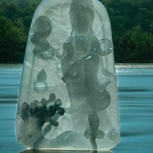 天然翡翠冰種觀音特色巧雕百分百天然翡翠收藏正品保證假貨包退 歷史價格詳細信息