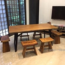 【美日晟柚木家具】DT 09 柚木餐桌.餐桌椅組 工作桌.辦公桌.寫字桌(折合桌雙邊共4抽) 歷史價格詳細信息