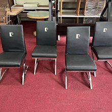 【非凡二手家具】黑色皮面餐椅*等候椅*餐椅*聊天椅*營業用椅 歷史價格詳細信息