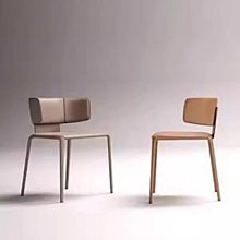 意式 餐椅現代簡約北歐設計師款家 椅子 感 店洽談書房椅 歷史價格詳細信息