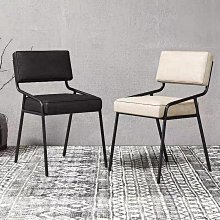 餐椅現代簡約家用凳子靠背北歐書桌椅輕奢復古風休閑鐵藝網紅椅子 歷史價格詳細信息