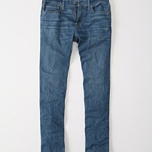 美國百分百【Abercrombie & Fitch】牛仔褲 AF 窄管 麋鹿 長褲 褲子 暗藍鈕扣款 大尺碼 C494 歷史價格詳細信息