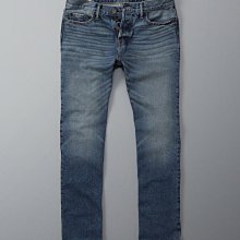 美國百分百【Abercrombie & Fitch】修身直筒 牛仔褲 AF 麋鹿 長褲 褲子 深藍 I224 歷史價格詳細信息