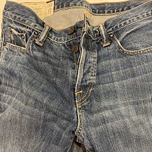 Abercrombie and Fitch 男生深藍色牛仔褲32x34刷破設計 只穿過一次拍照 九成九新 二手正品 歷史價格詳細信息