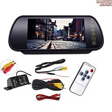 7寸後視鏡顯示屏 汽車高清倒車影像優先車載顯示器 歷史價格詳細信息