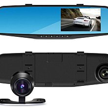 【小葱】4.3寸車載高清後視鏡行車記錄儀 前後雙錄1080P 歷史價格詳細信息
