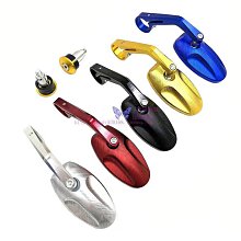 改裝摩託車cnc後視鏡倒車鏡電動車反光鏡 橢圓鋁合金手把鏡 歷史價格詳細信息