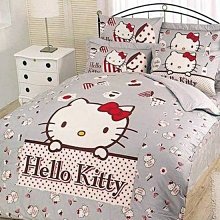 §同床共枕§  HelloKitty 100%精梳純棉  雙人6x7尺 床罩兩用被套六件組-甜蜜夥伴 粉/紅 歷史價格詳細信息