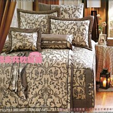 §同床共枕§專櫃品牌 無接縫精繡  雙人5x6.2尺 五件式床罩組-LK-3113 台灣製造 另有加大 歷史價格詳細信息