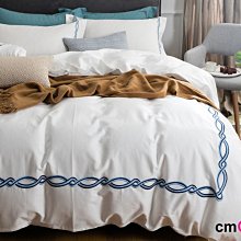 = cmCasa = [5250]美式典雅簡約設計 TiffanyBlue床品床包四件組/床罩/床單 多尺寸唯美新發行 歷史價格詳細信息