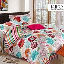 KIPO-精梳棉-花奏曲寢具單人/雙人床包 床單/被套四件式/NBG007106A 歷史價格詳細信息