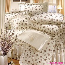 100%精梳棉 x 頂級精緻。質感保證 台灣製造。雙人鋪棉床罩兩用被全套七件組。戀曲花語 歷史價格詳細信息