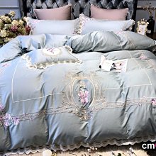 = cmCasa = [5250]美式典雅簡約設計 TiffanyBlue床品床包四件組/床罩/床單 多尺寸唯美新發行 歷史價格詳細信息