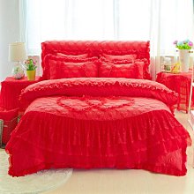 婚慶四件套140支貢緞長絨棉刺繡六件套十件套婚慶陪嫁結婚 歷史價格詳細信息