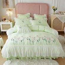 【熱賣精選】高檔床裙床罩四件套婚慶床單被芯套床上用品4件套比純棉.全棉柔軟 歷史價格詳細信息