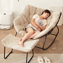 特賣-搖椅躺椅大人家用陽臺客廳瑤瑤椅逍遙椅老人椅新中式懶人搖搖椅 中大號尺寸議價 需自行安裝 歷史價格詳細信息