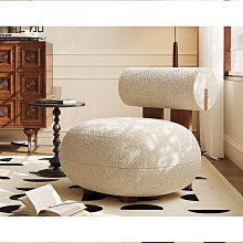 羊羔絨奶油風懶人沙發榻榻米單人臥室小戶型陽臺躺臥休閑椅-范斯頓配件工廠 歷史價格詳細信息