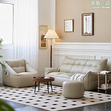 雙人小戶型奶油沙發美容院客廳簡約椅布藝設計師直排沙發 歷史價格詳細信息