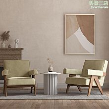 民宿休閒北歐單人沙發帆船椅豎琴椅實木設計師款藝術創意躺椅 歷史價格詳細信息