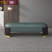 北歐床尾凳意式極簡換鞋凳入戶長凳現代簡約腳踏輕奢布~特價 歷史價格詳細信息