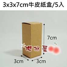 ~櫻桃屋~ 3*3*7cm 牛皮紙盒 精油瓶/乳液/護唇膏 牛皮包裝盒 批發價10入45元 價格比較,價格查詢,歷史價格詳細信息